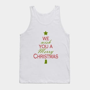 We Wish you a Merry Christmas Tank Top